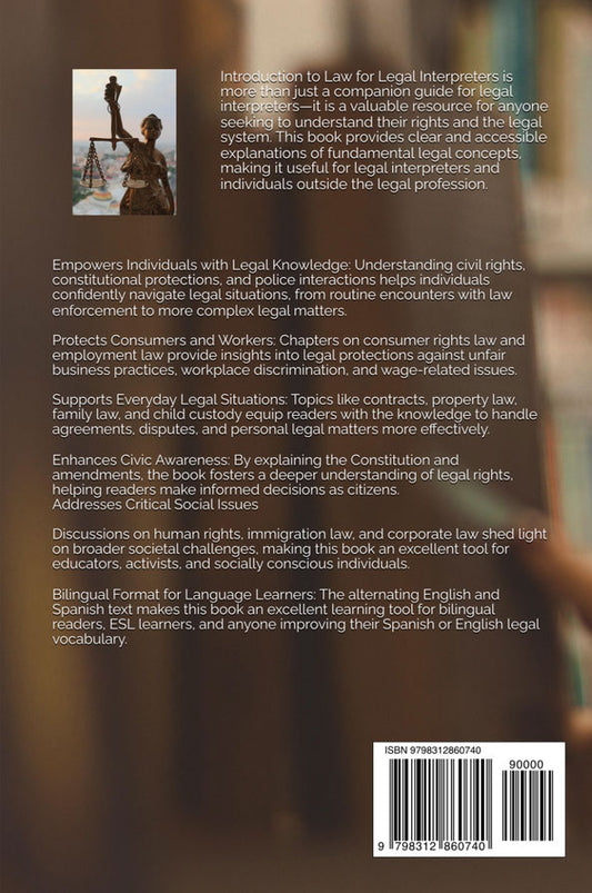 Introduction to Law for Legal Interpreters by Samuel Arcelay - Essential foundations of the legal system for professional Spanish English interpreters.