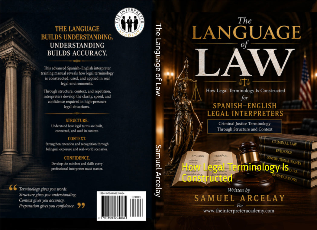The Language of Law: How Legal Terminology Is Constructed