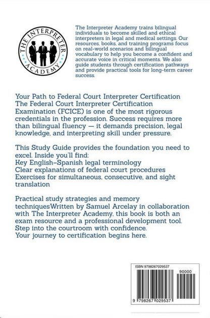 Federal Court Interpreter Certification Examination Study Guide