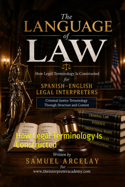 The Language of Law: How Legal Terminology Is Constructed